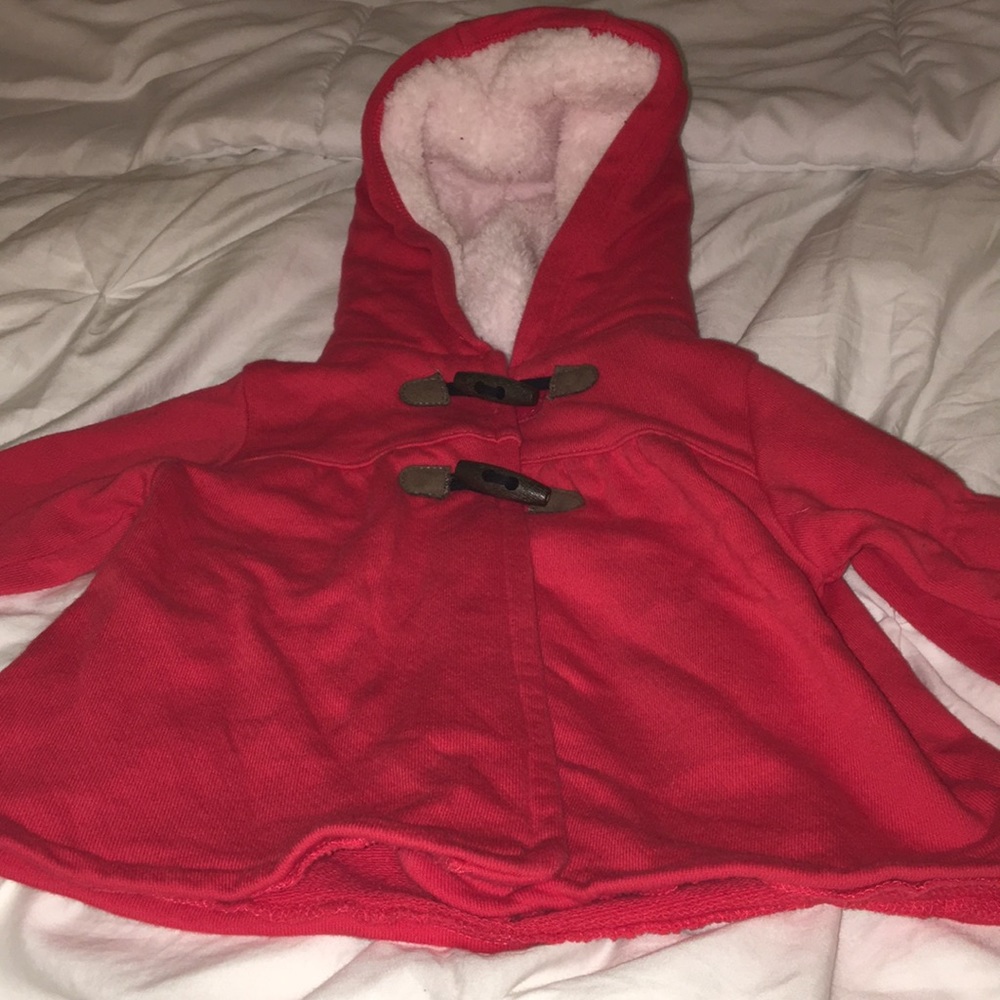 Carters 12 months Sherpa hoodie jacket - 3/$10